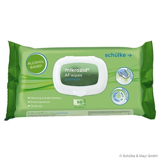 mikrozid AF wipes premium Desinfektionstücher (12 x 50 T.)