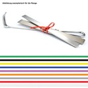 Instrumenten-Bündelschnur aus Silikon rot, hitzebeständig, 30 cm (100 Stck.)