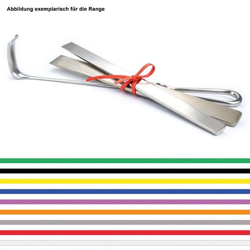 Instrumenten-Bündelschnur aus Silikon rot, hitzebeständig, 30 cm (100 Stck.)