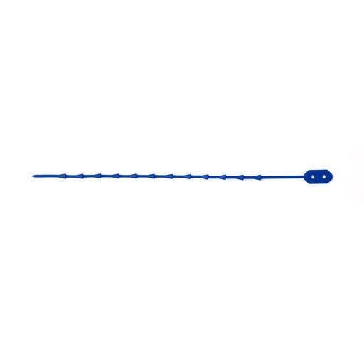 Silikon-Kabelbinder 210 mm, blau, hitzebeständig (100 Stck.)