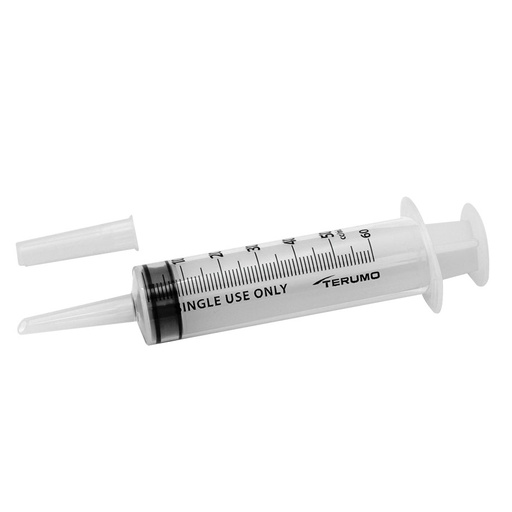 Wund- und Blasenspritze 50 ml zentrisch, mit Katheteransatz – 25 Stück