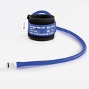 Tourniquet Wipe Cuff / Einfachmanschette wiederverwendbar, 20 x 7 cm, gerade Form weiß