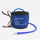 Tourniquet Wipe Cuff / Einfachmanschette wiederverwendbar, 86x12cm, konische Form braun