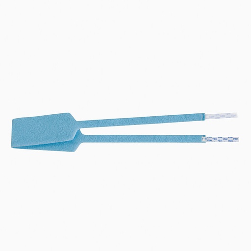 Einmal-Tracheostomie-Halsband blau für Erwachsene - extra lang, Länge: 525 mm – 10 Stück