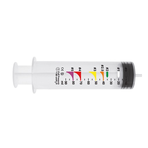 Einmal-Spritze 100 ml Luer-Ansatz, farbcodiert – 10 Stück