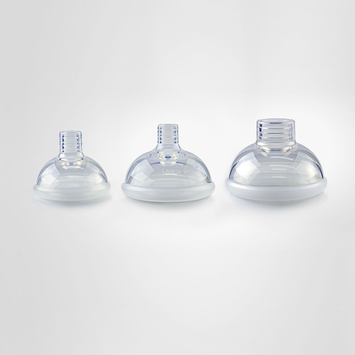 Silikon-Kindermaske Gr. 2 für Kleinkinder, 22 mm A.D. – 10 Stück
