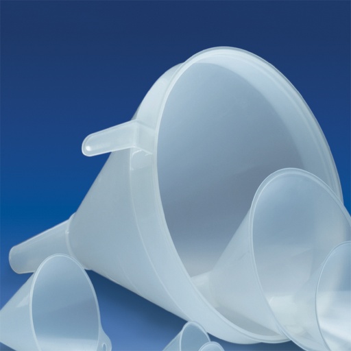 Fasstrichter, PP, Ø 263 mm, 3200 ml, Länge 308 mm, Auslauf-Ø 23 mm transparent