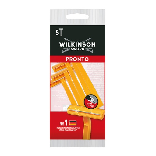 Einmal-Rasierer Wilkinson Pronto unsteril einschneidig – 20 Beutel, je 5 Stück