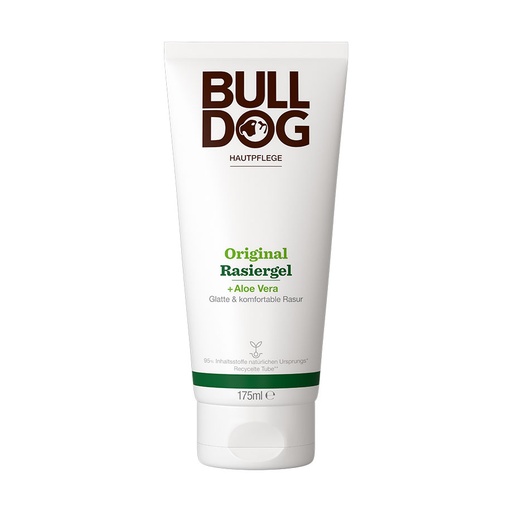 Original Rasiergel BULLDOG 175 ml  Karton = 4 Tuben