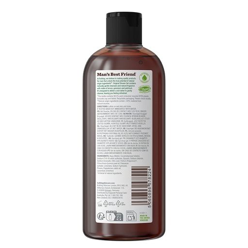 Duschgel Original BULLDOG 300 ml  Karton = 6 Fl.