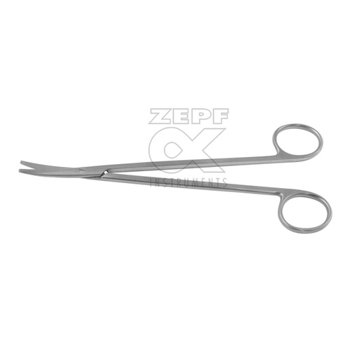 METZENBAUM Baby Schere, gebogen, stumpf/stumpf, 11,5 cm, SC SUPERCUT-Ausführung