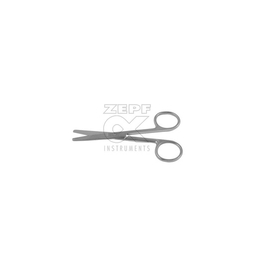 chir. Schere, gerade, stumpf/stumpf, 13 cm