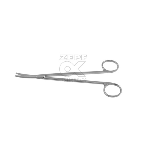 METZENBAUM Präparierschere, gebogen, stumpf/stumpf, 18 cm
