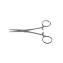 Kocher Arterienklemme grazil, 1 x 2 Zähne, gerade, gerieft, 16 cm