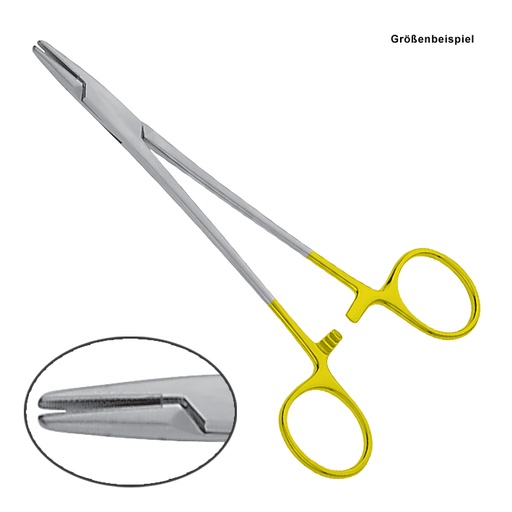 MAYO-HEGAR Nadelhalter TC, gerade, 18,5 cm