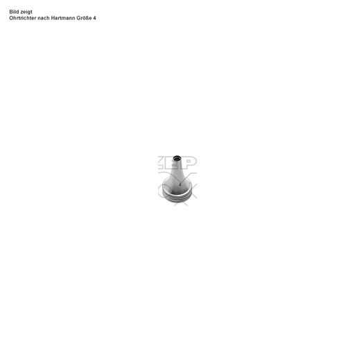 Hartmann Ohrtrichter Fig. 0 Ø 3 mm
