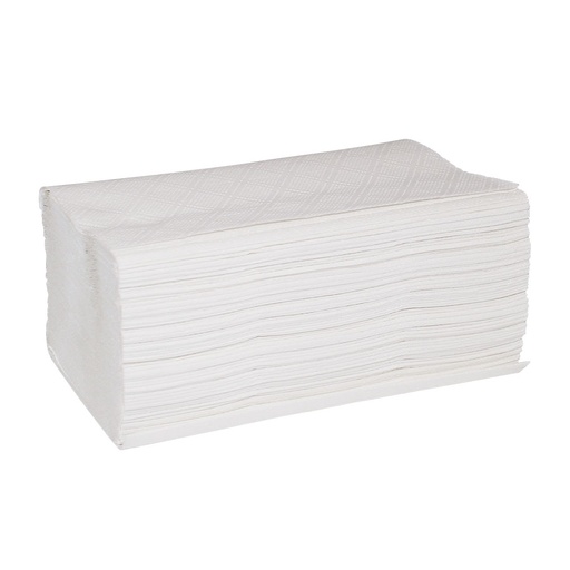 Falthandtücher hochweiß 2-lagig, 23,5 x 23 cm (20 x 160 Stck.) -neue Abmessungen-